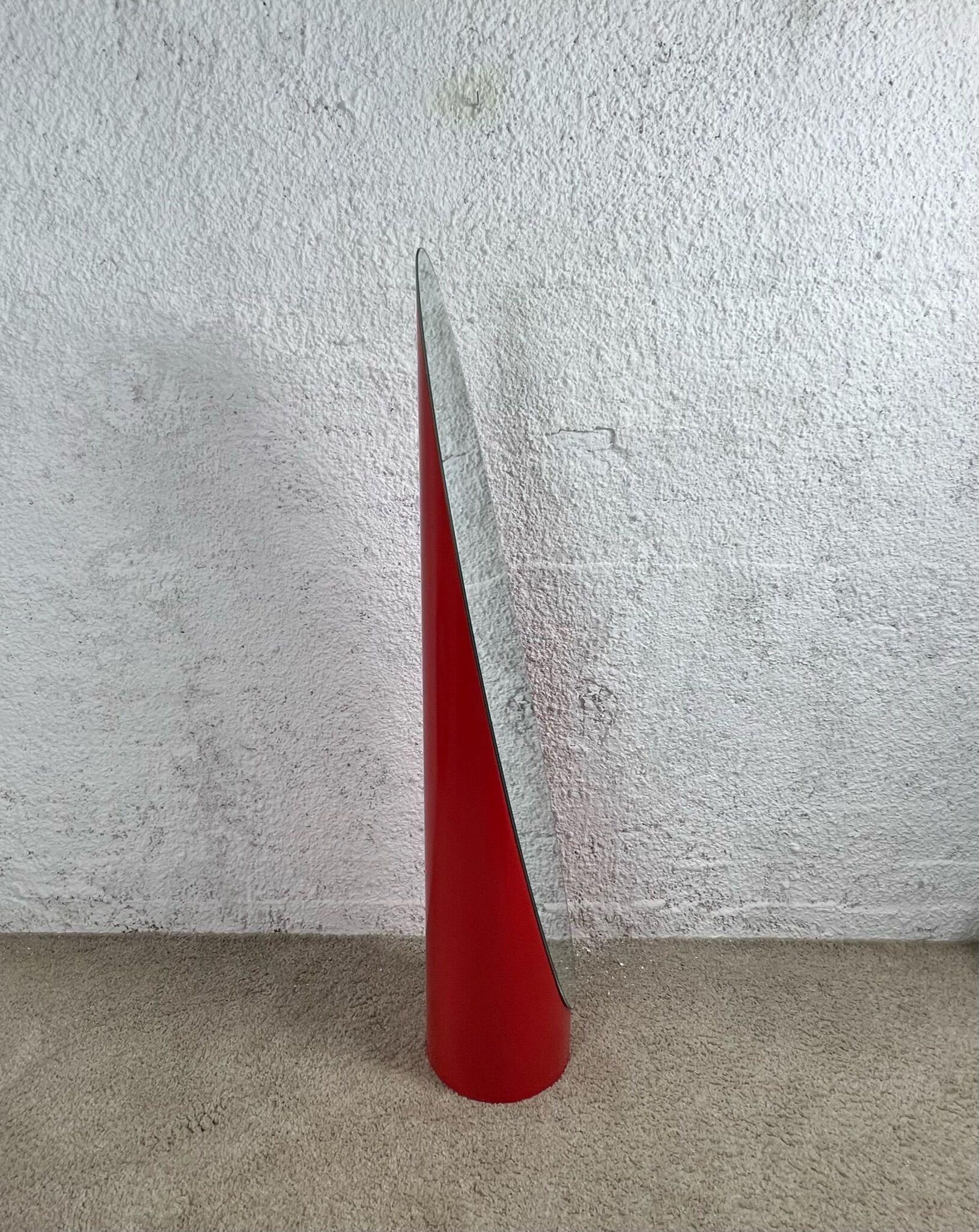 Miroir Lipstick Rodolfo Bonetto - Unghia rouge Olivari - Italie 60s