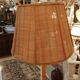Rattan floor lamp 60s