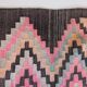 Tapis kilim ancien dans des tons rose