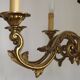 French Antique Traditional Bronze 8 Light Chandelier Acanthus Detail 5566