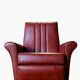 Vintage lounge, convertible Canape and 2 armchairs