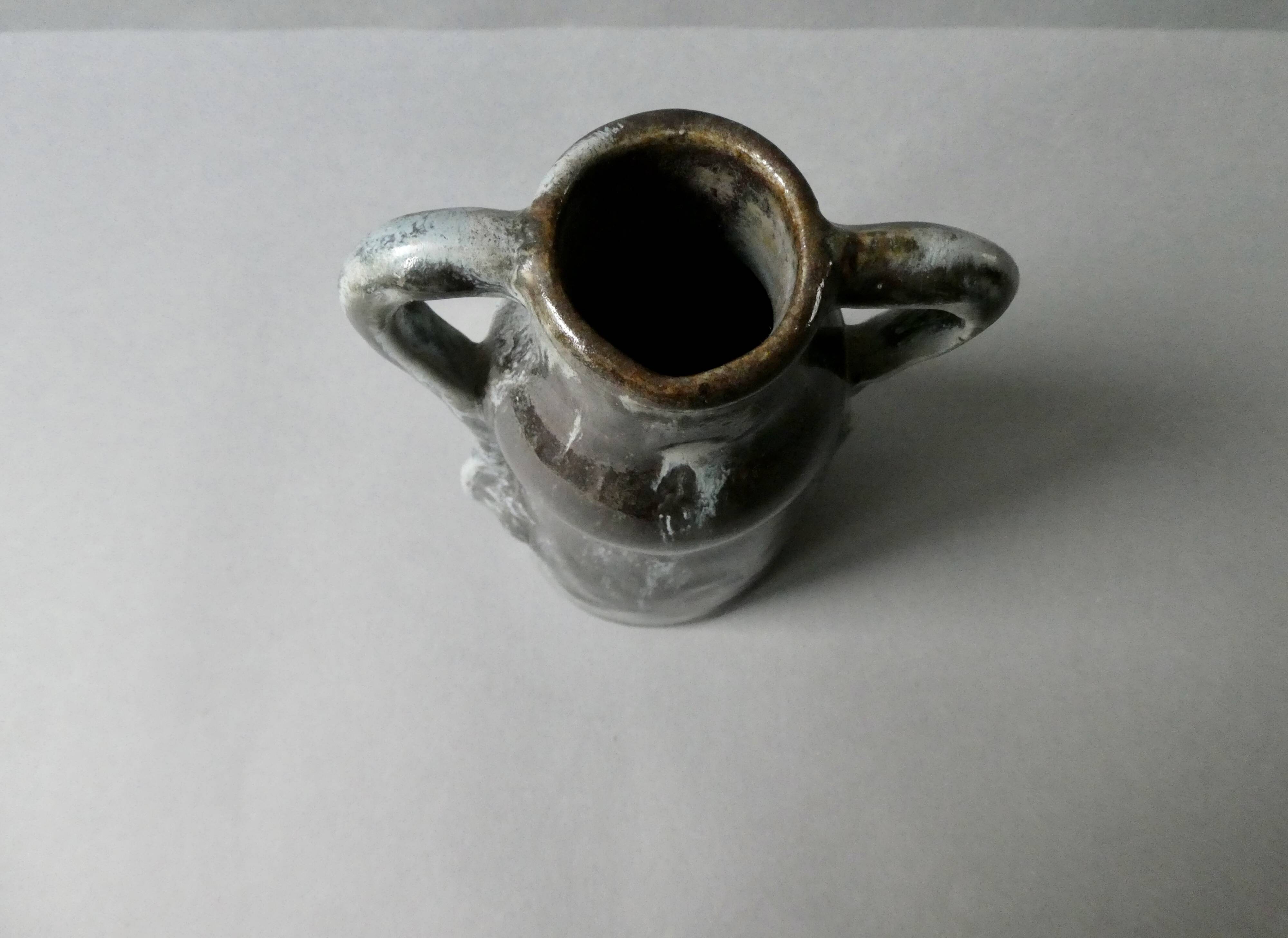Signed glazed stoneware vase, Georges Max Claudet, Art Nouveau style