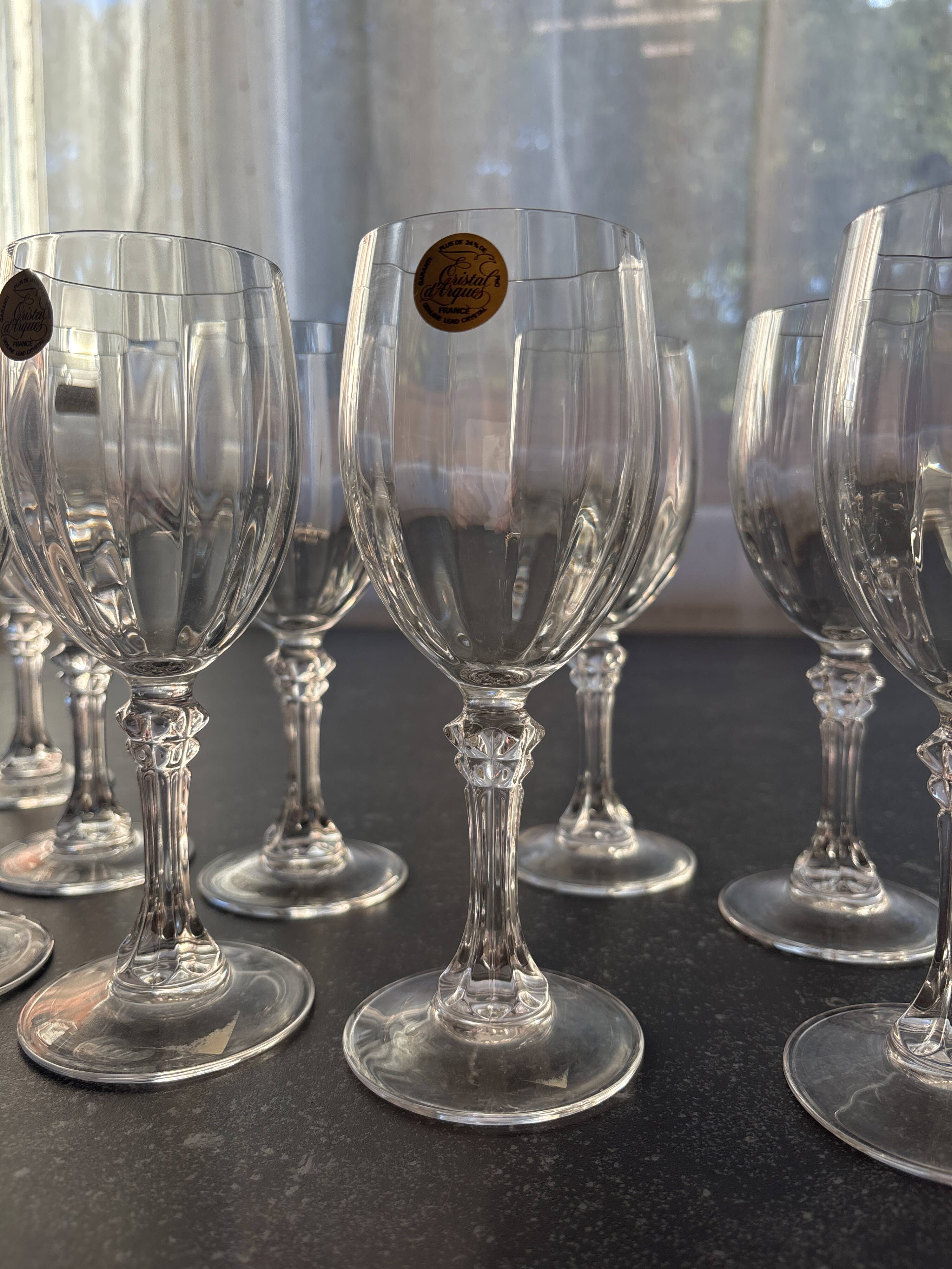 Verre à eau en cristal