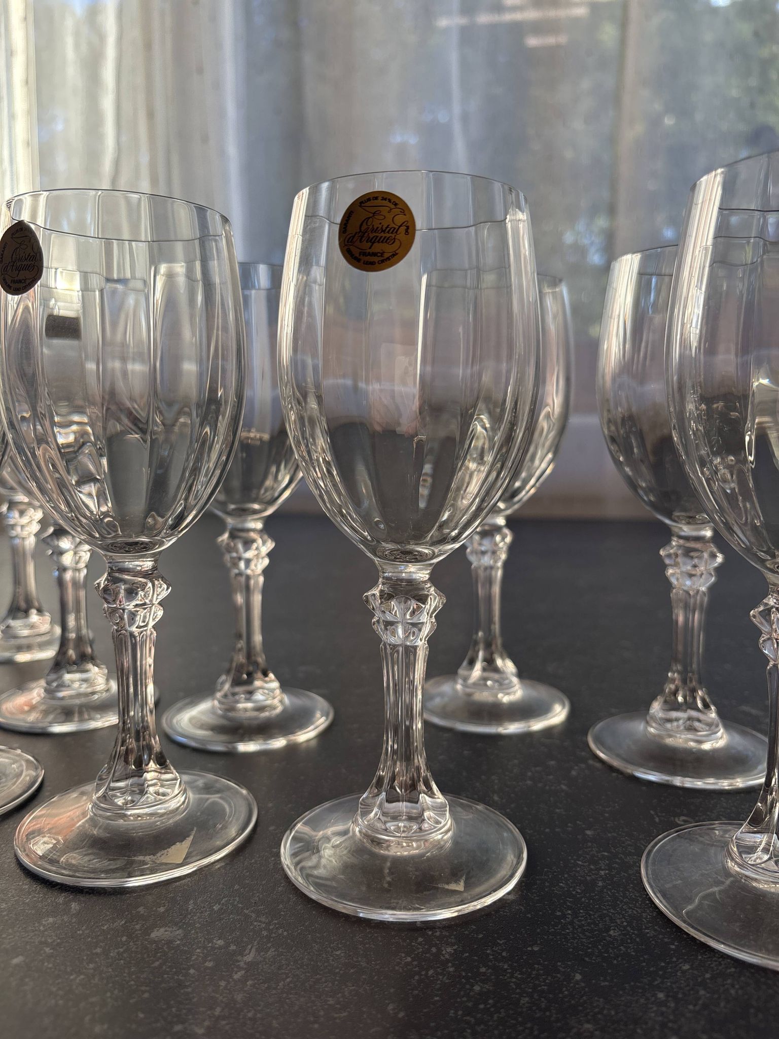 Verre à eau en cristal