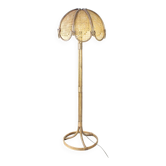 Lampadaire Autoportant En Bambou, République Tchèque Années 1990