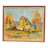 Original Swedish Oil on Canvas – “Klar September” by Gunnar Rydholm