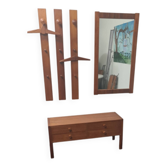 Vintage Danish design teak  Gardarobe by Aksel Kjergaard .