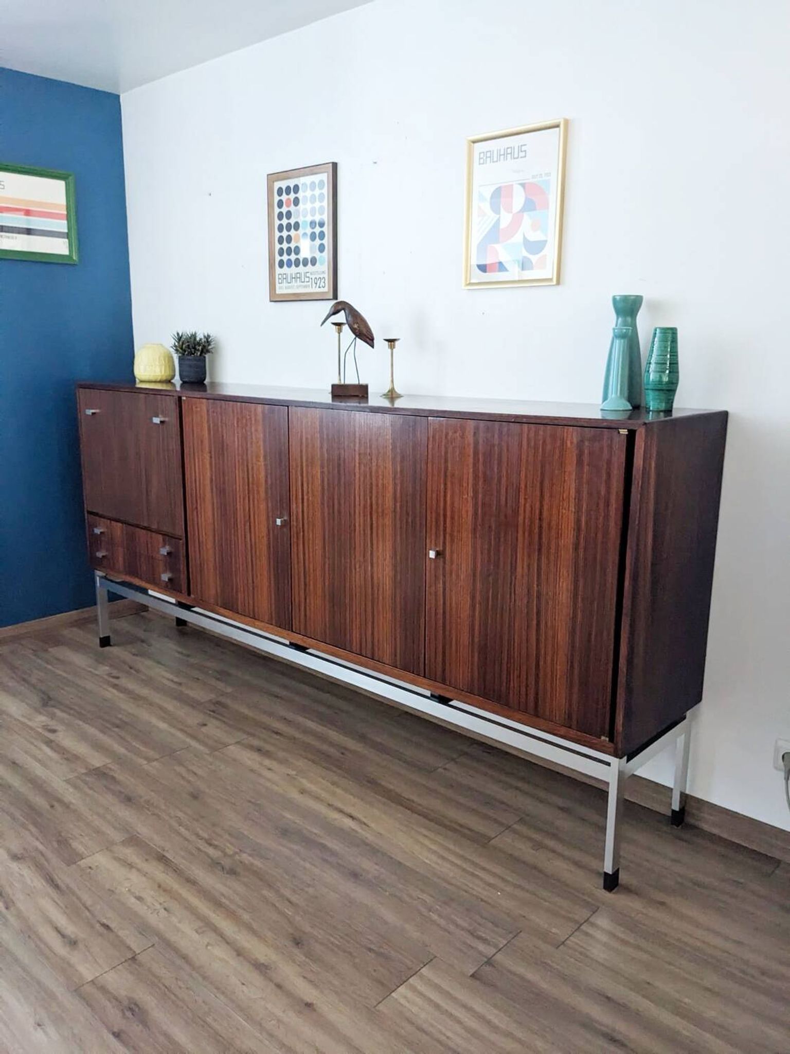 Modernist grand buffet attributed to Guariche.