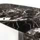 Vintage marble dining table with two extensions, Italy, 80's
