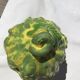 Slip coloquinte pot with lid height 17cm