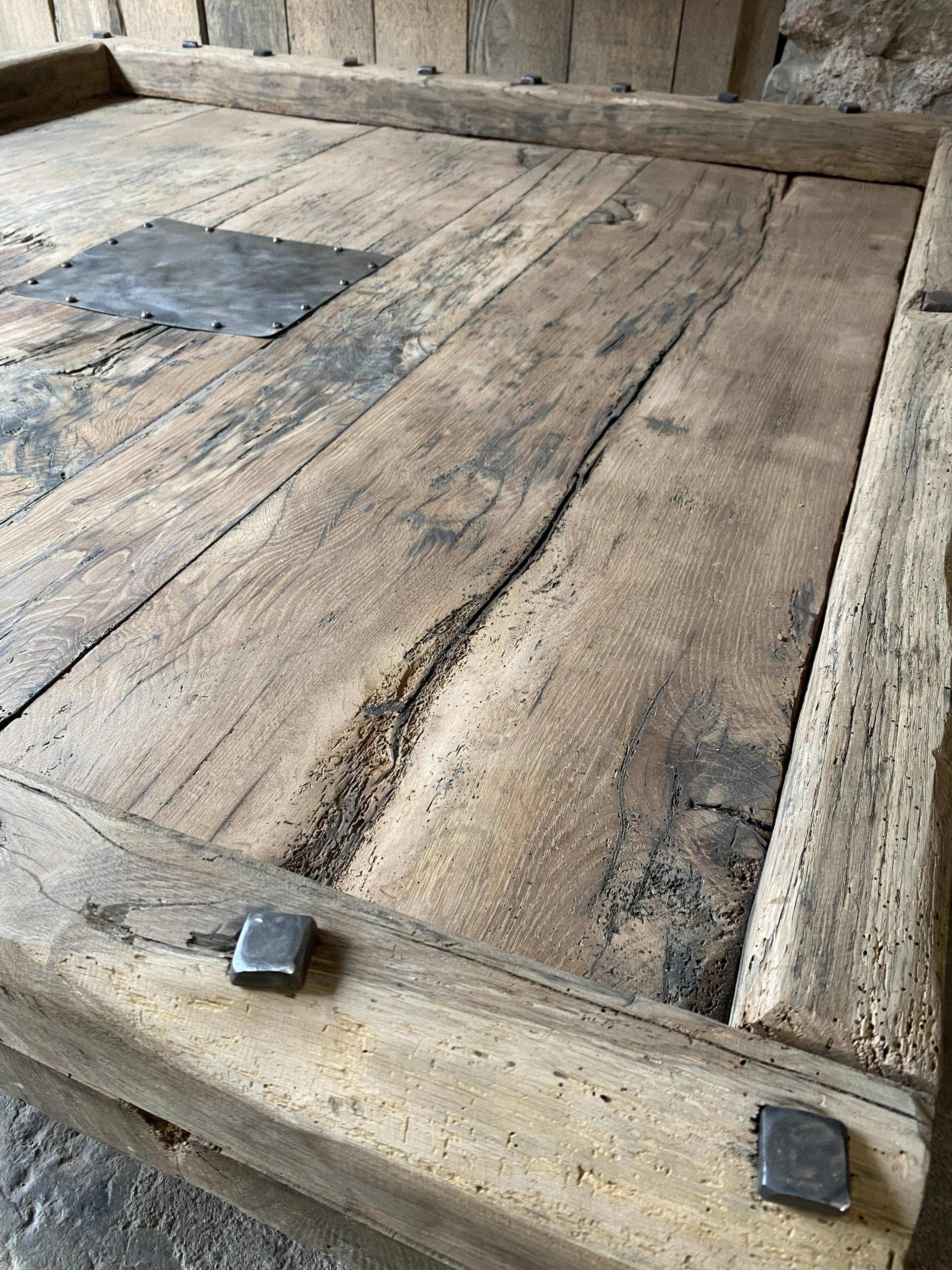 Unusual press coffee table