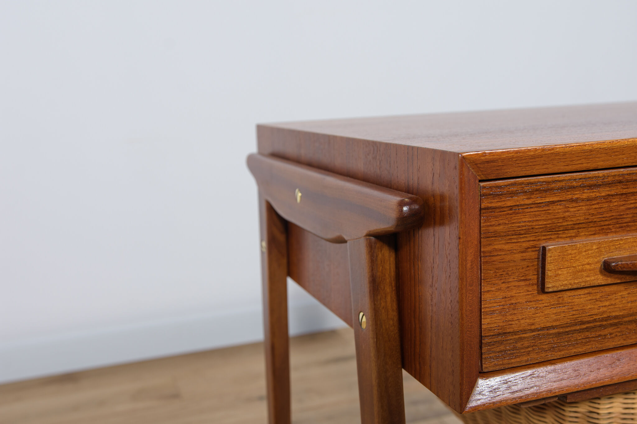 Mid Century Danish Teak Console Table , 1970s