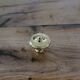 Polished brass furniture knobs