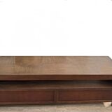 Dark-tinted mindi sideboard