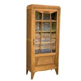 Parisian wardrobe glazed art deco 1920 raw wood