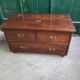 Mahogany and brass boat chest trunk the great pacific s fran