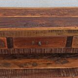 Old wooden console