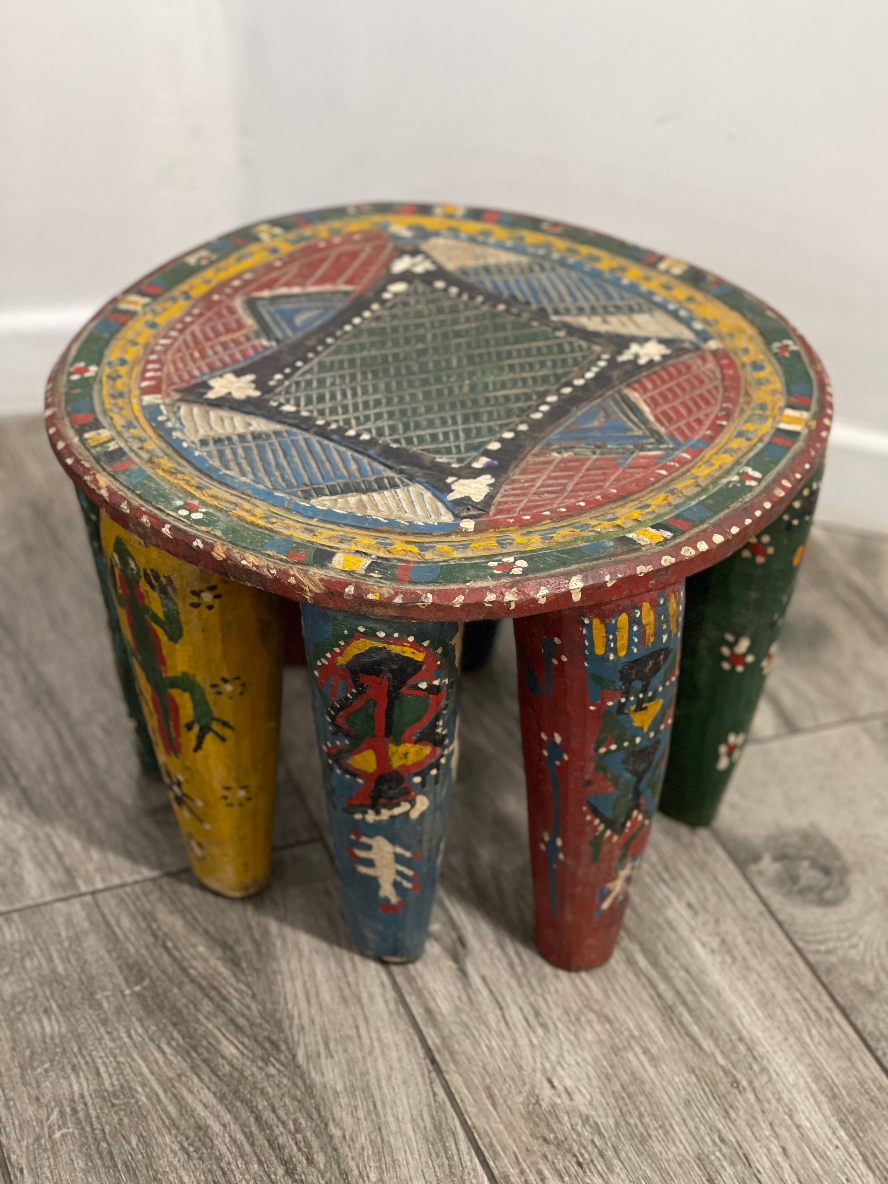African wooden stool Zindi