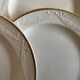 Set of 7 neo-classical plates directoire fine earthenware from Gien 19th