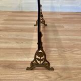 Antique metal fireplace screen.