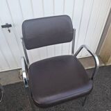 Two vintage Souvignet armchairs
