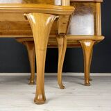 Vintage wooden bedside tables, Italy, 1950s, set of 2