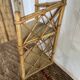 Corner shelf in rattan