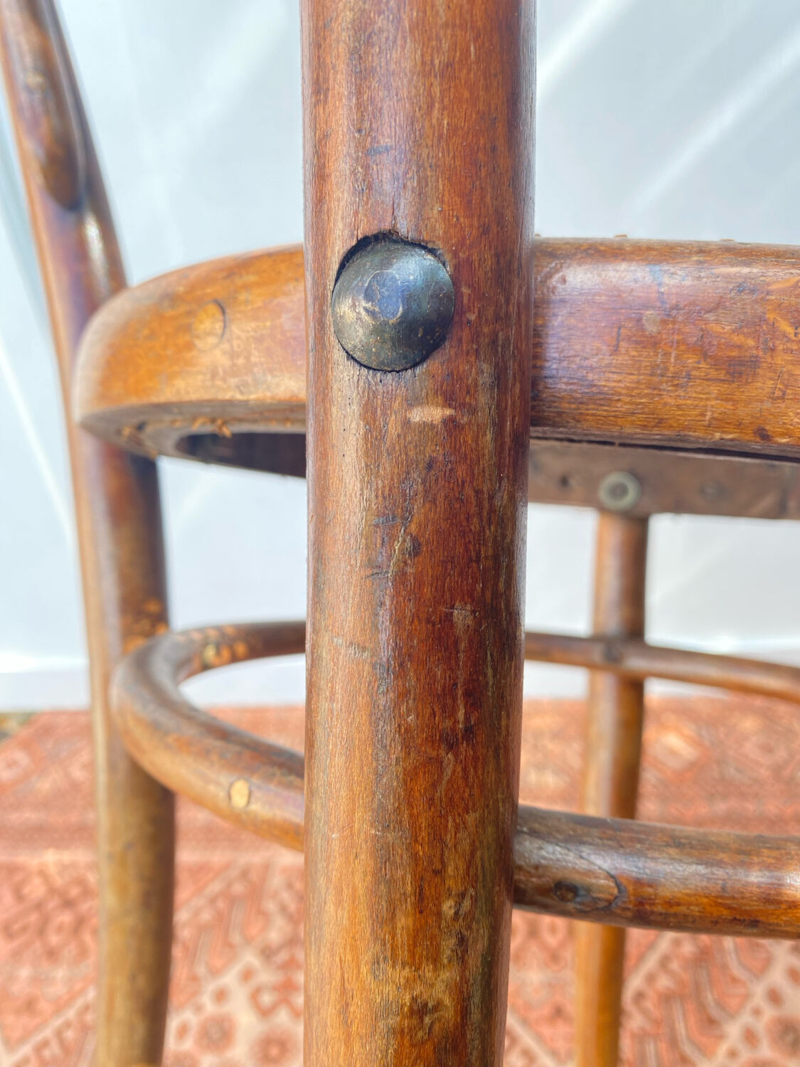 Thonet bistro chair in wood and cane