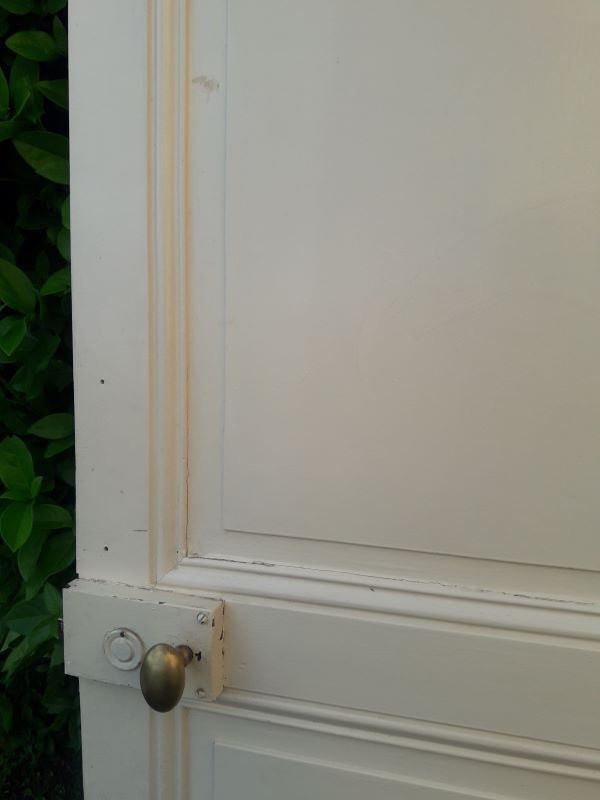 Communication door 199,2x82,8cm old molded