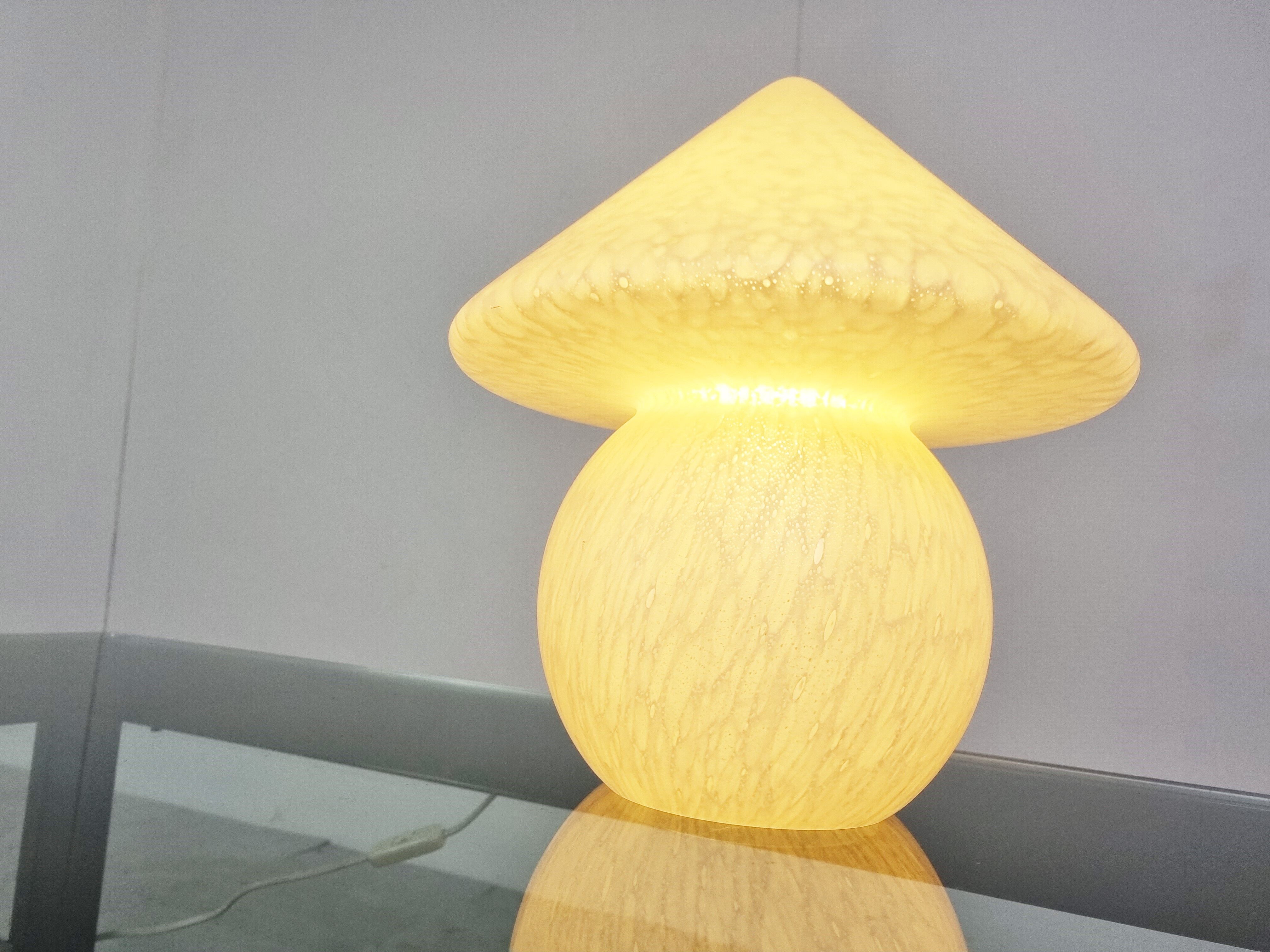 Vintage mushroom table lamp, 1970s