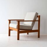 Scandinavian oak armchair