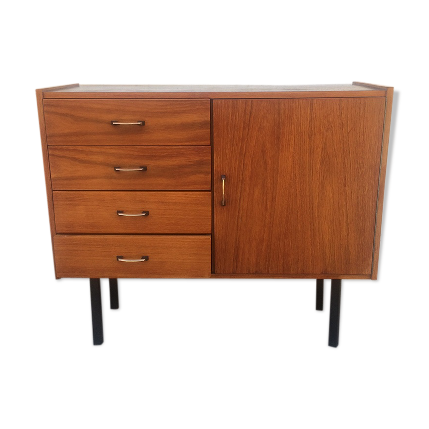 Small beech veneer storage unit, 1960