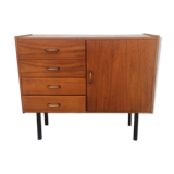 Small beech veneer storage unit, 1960