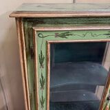 Vitrine Vénitienne en bois peint