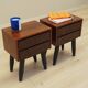 Set of rosewood bedside cabinets, Danish design, 1970s, production: Denmark