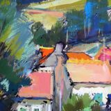 The gouache village