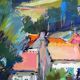 The gouache village