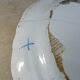 Old faience plate of Moustiers