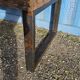 Industrial table 200 x 100 cm with wooden top + metal base