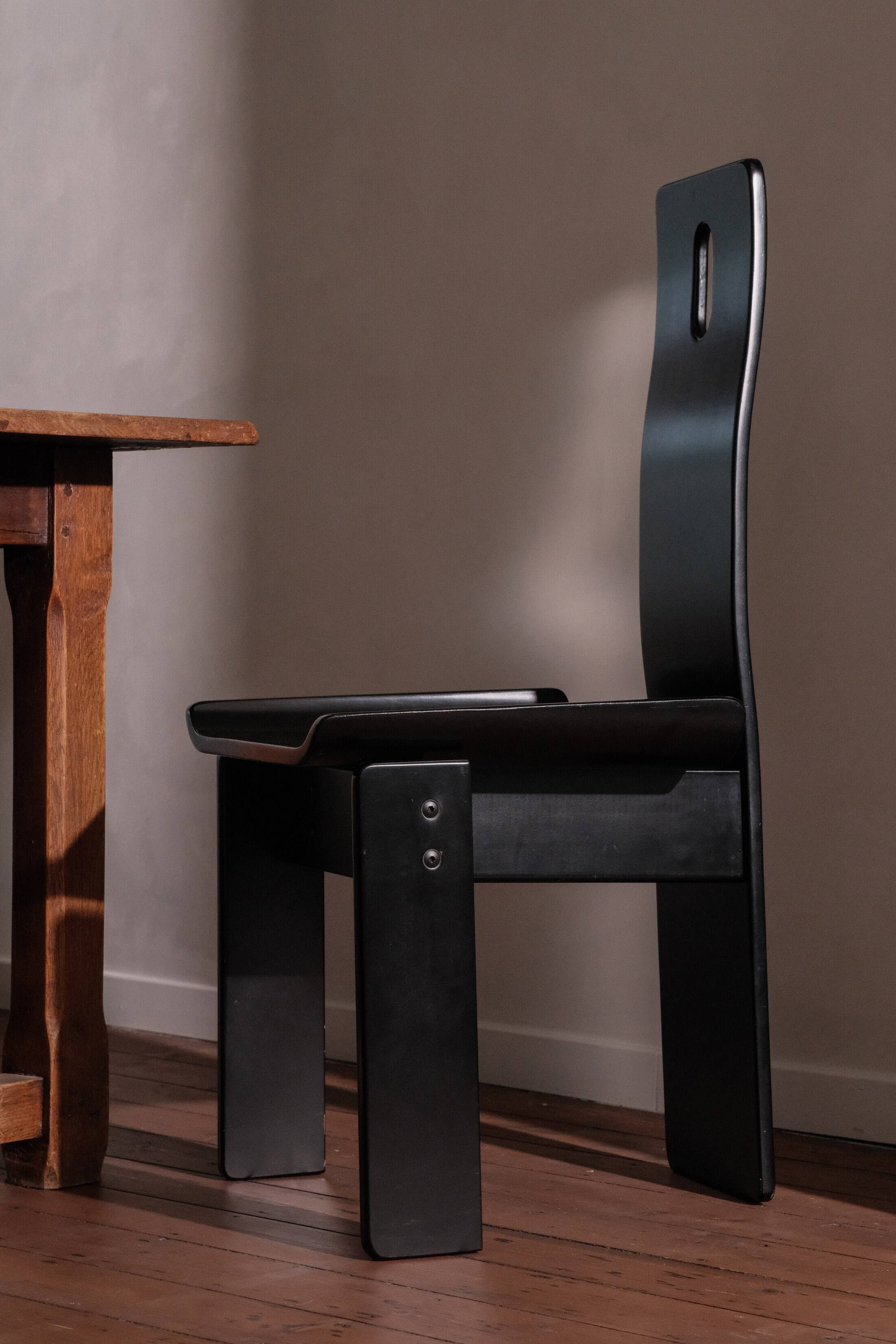 Chaises Diago par Edoardo Landi pour Nikol International, ensemble de 4
