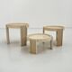 3 nesting tables Marema by Gianfranco Frattini for Cassina, 1960