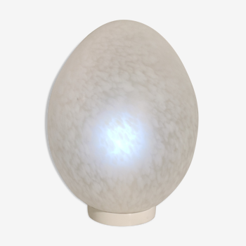 White speckled Vianne egg lamp