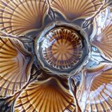 Sarreguemines barbotine shellfish plates