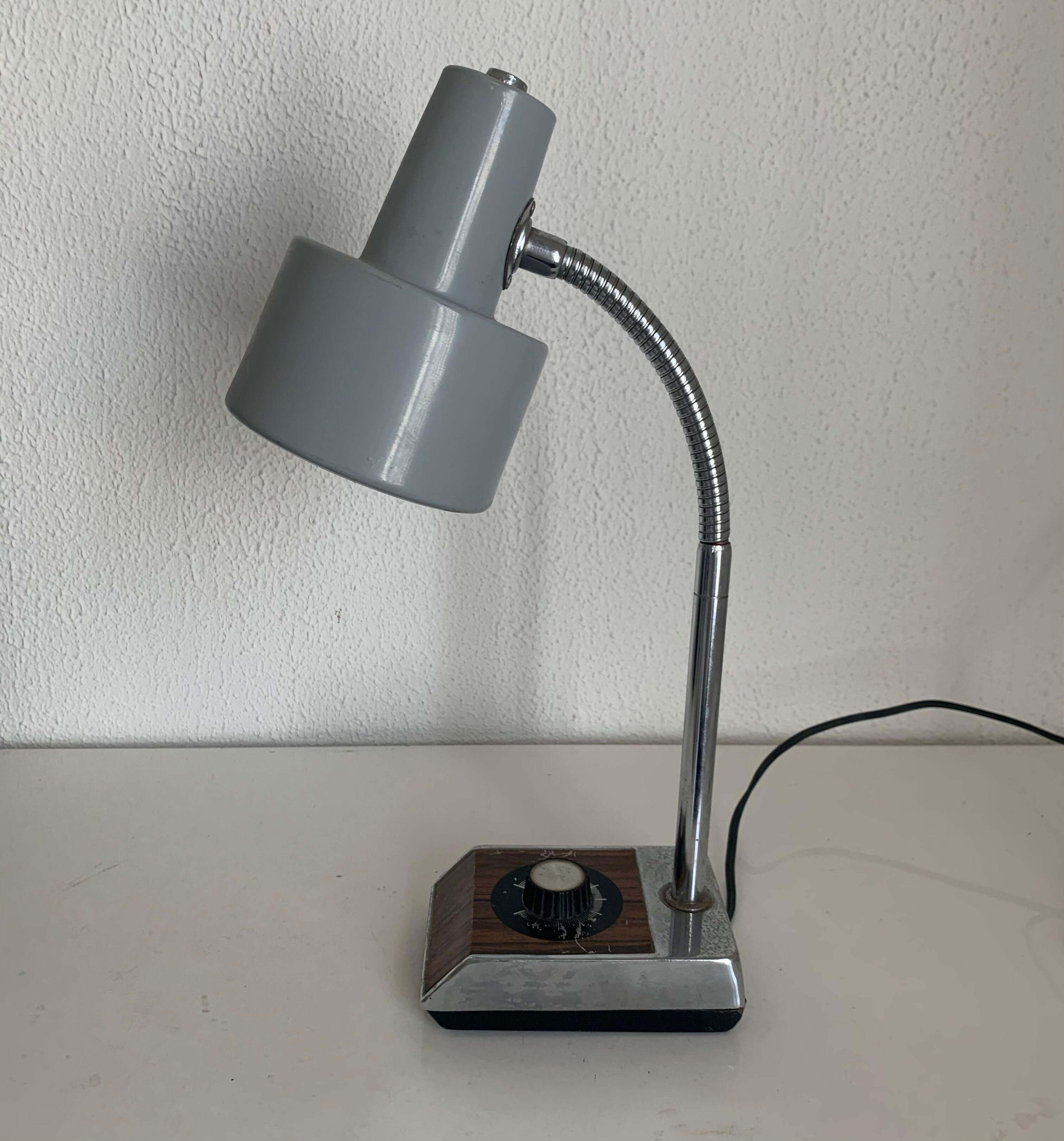 Vintage lamp 1970 desk dimmer Chiely engineer - 40 cm