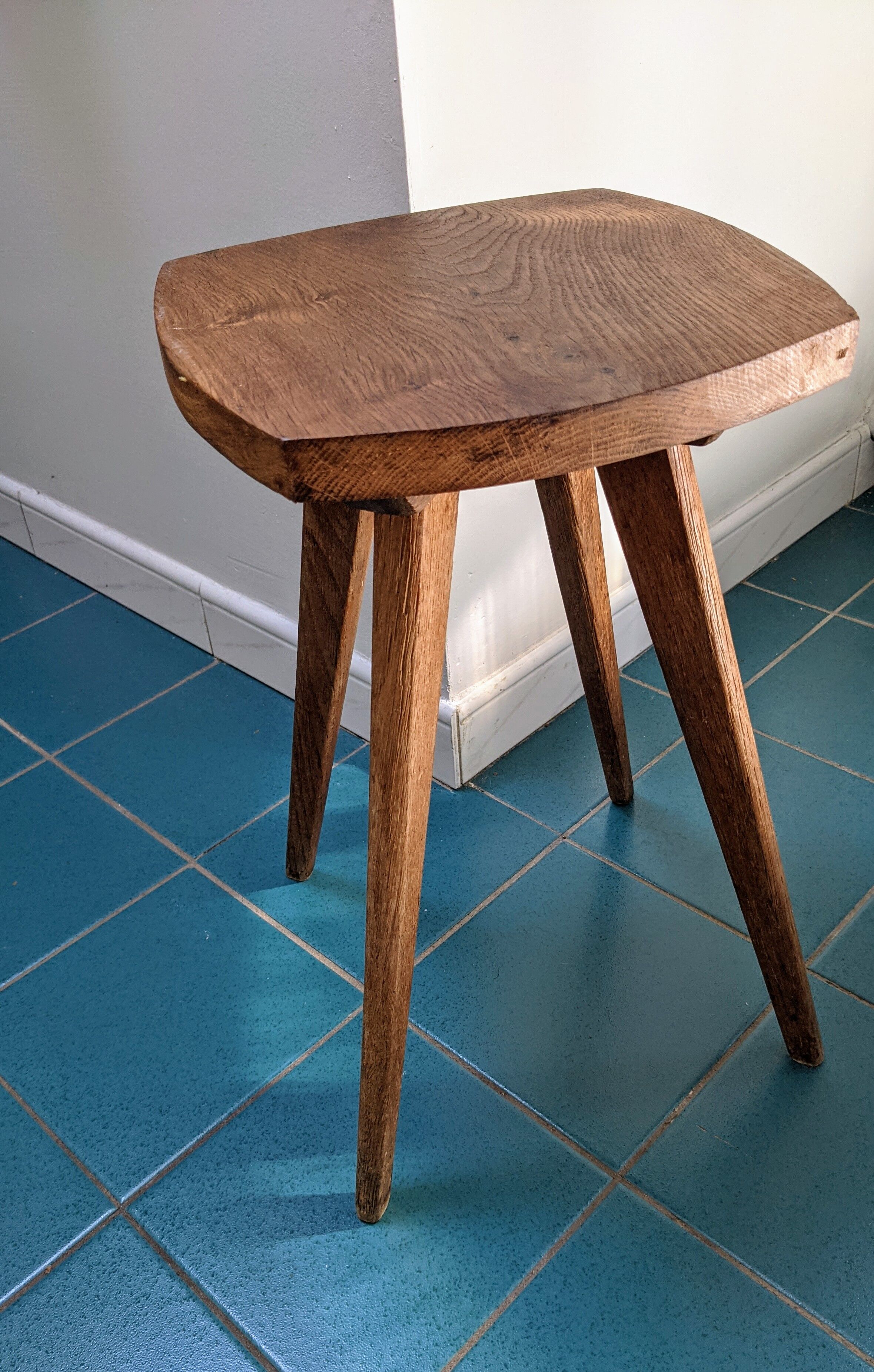 Vintage compass foot stool