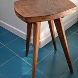 Tabouret pieds compas vintage