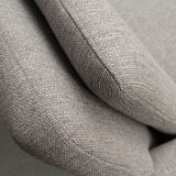 4 seater sofa danish in grey, restored
