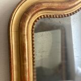 Old mirror louis Philippe golden gold leaf fireplace