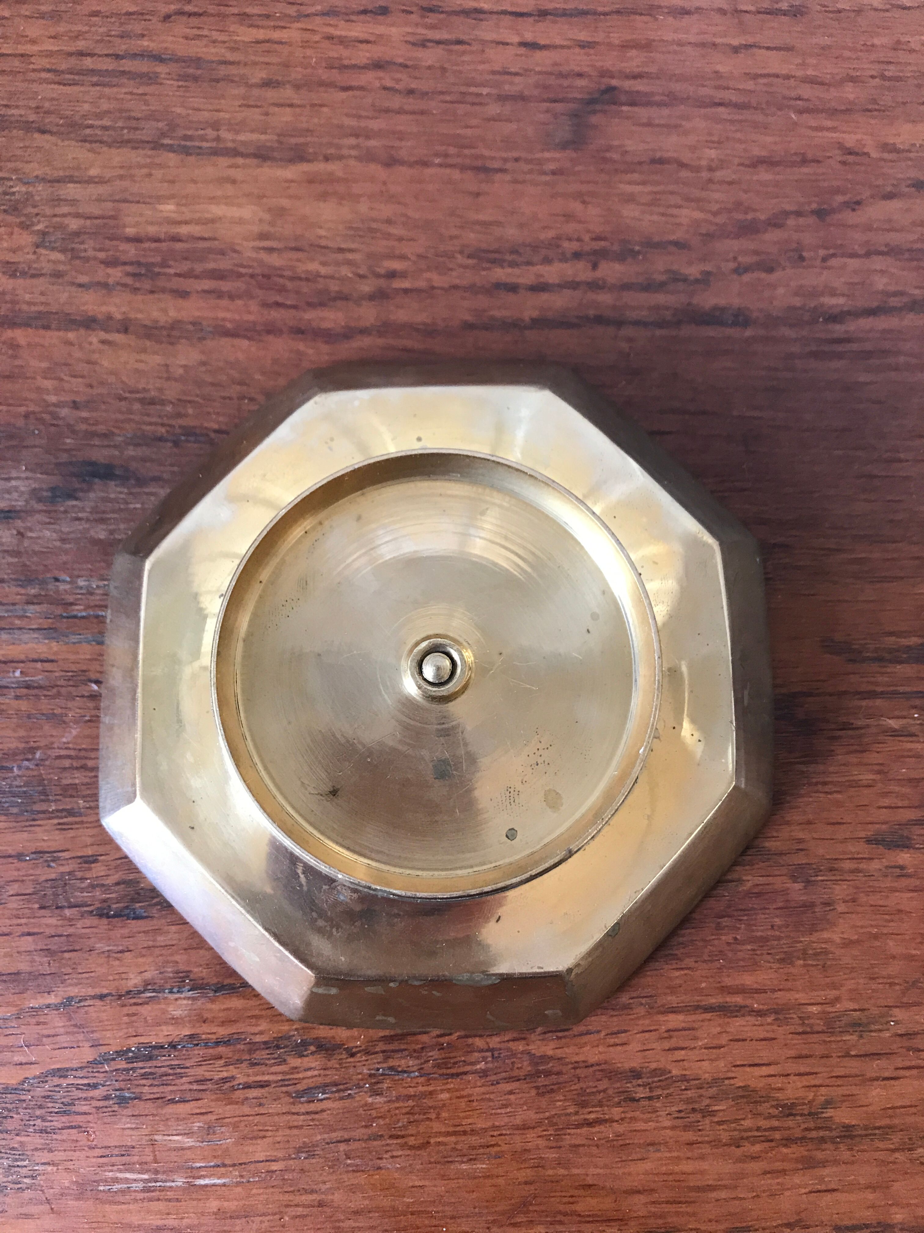 Brass candle holder