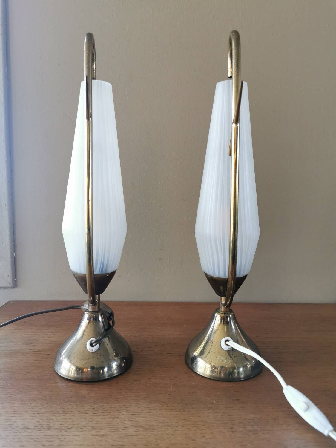 Pair of vintage Arlus lamps